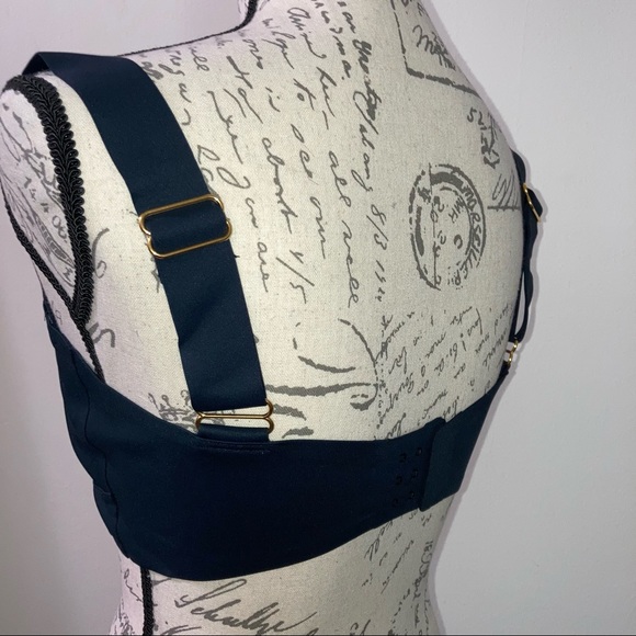 Free People Naomi Longline Bra Thick Adjustable Straps Black NEW NTW - Picture 6 of 14